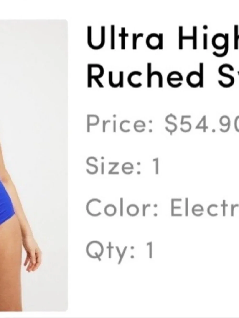 Nwot TORRID 1X ROYAL BLUE BUCKLE BIKINI SET